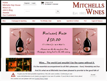 Tablet Screenshot of mitchellswine.co.uk